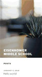 Mobile Screenshot of eisenhower.schools.kckps.org